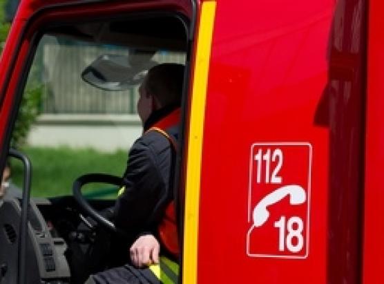 Accidente stradale tra una vittura è una vacca