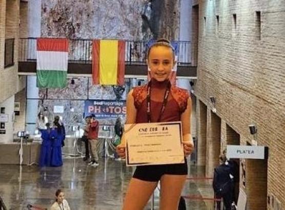Chloé Casabianca, 8 anni, vicicampiona d’Europa di Ballu