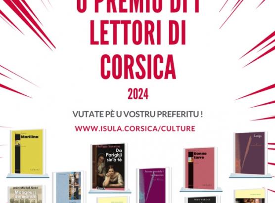 Premiu di i lettori di Corsica 2024 sin’à u 30 di ghjugnu