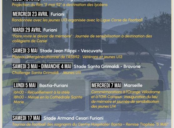Prugrammazione di e cummemurazione di a catastroffa di Furiani