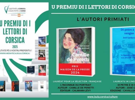 Premiu di i lettori di Corsica pè José Carducci è Camille de Peretti
