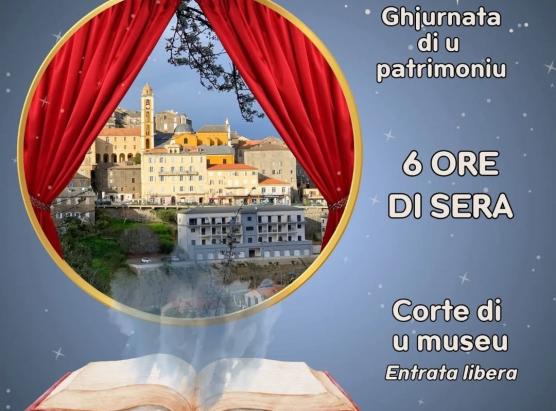 ADECEC: Ghjurnata di u Patrimoniu u 20 di sittembre. 'C'era una volta in Cervioni...' Teatru à 6 ore di sera in corte di u museu.