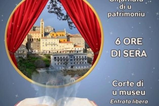 ADECEC: Ghjurnata di u Patrimoniu u 20 di sittembre. 'C'era una volta in Cervioni...' Teatru à 6 ore di sera in corte di u museu