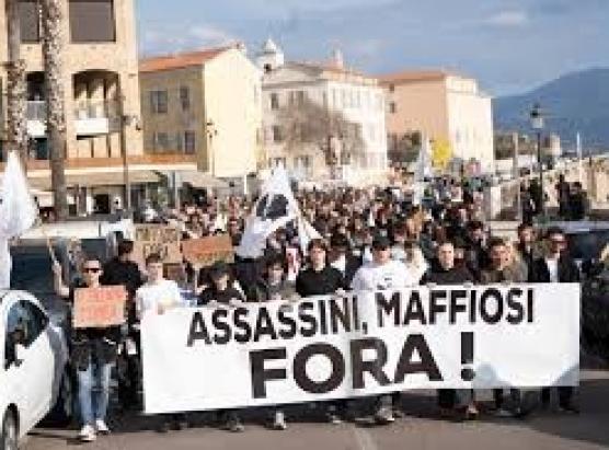 A cuurdinazione anti mafia chjama à manifestà in Bastia è Aiacciu stu sabbatu