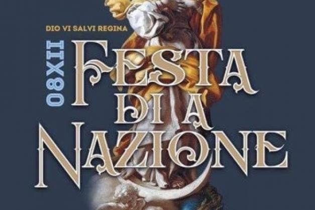 8 di dicembre : Festa di l'Immaculata Cuncezzione è di a Nazione