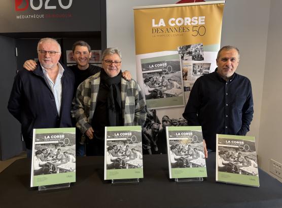 « La Corse des années 50, le temps de l'espoir » di Jean-Paul Cappuri, Jean-Richard Graziani, Jean-Marc Raffaelli, Xavier Grimaldi, à l’edizione Coletta