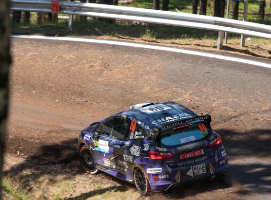 Ghjuvanni Rossi è Kylian Sarmezan Mondoloni à u rallye Monte Carlo