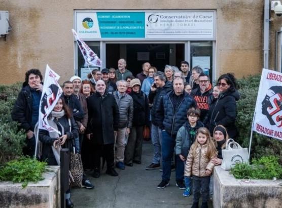 Cunferenza di stampa di u STC in quant’à u novu cunservatoriu d’Aiacciu