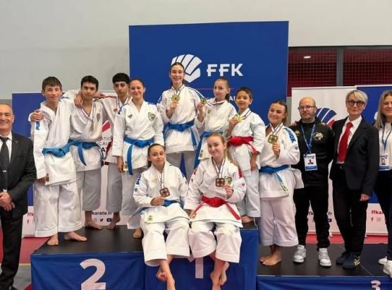 Cuppa di Francia di Karaté : ottu medaglie per U Borgu