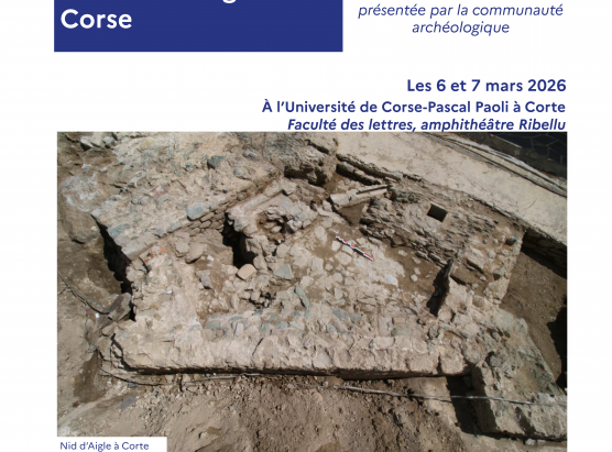 Ghjurnate regiunale di l'archeolugia à l’università di Corsica i 6 è 7 di marzu