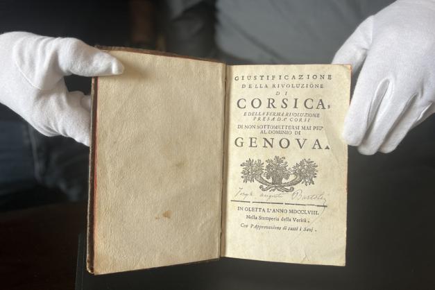 A Cullettività di Corsica hà acquistatu a seconda parte di u manuscrittu di a Giustificazione di Don Gregorio Salvini