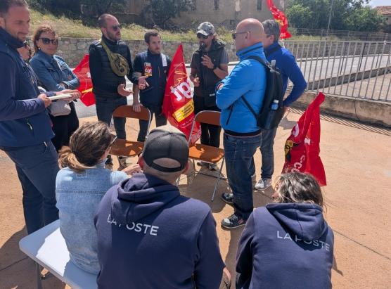 Fine di a greva à a posta di L’Isula