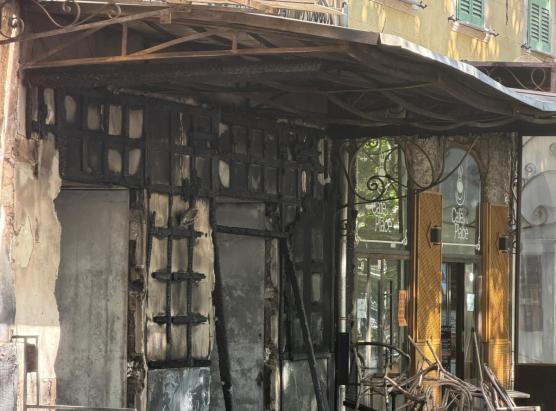 Incendiu di u Café de la Paix in Bastia: a pista criminale privilegiata