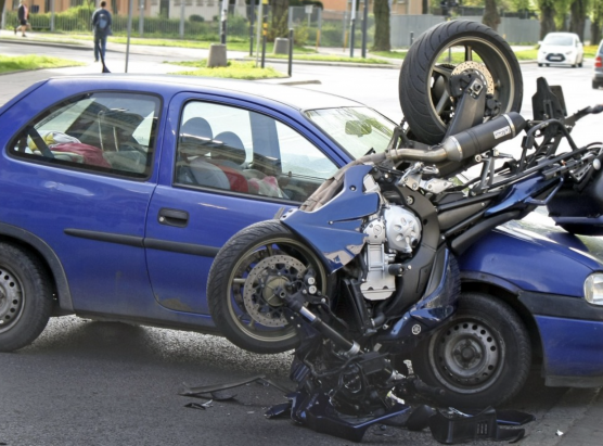 Accidente di mottò in cervioni