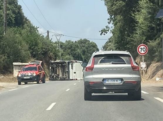 Accidente è ingorgu in U Querciolu