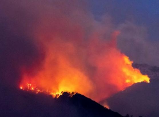 U puntu nant’à l’incendii in Corsica