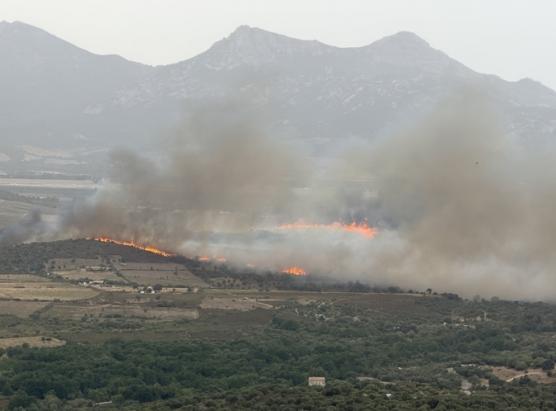 Incendiu in Calinzana