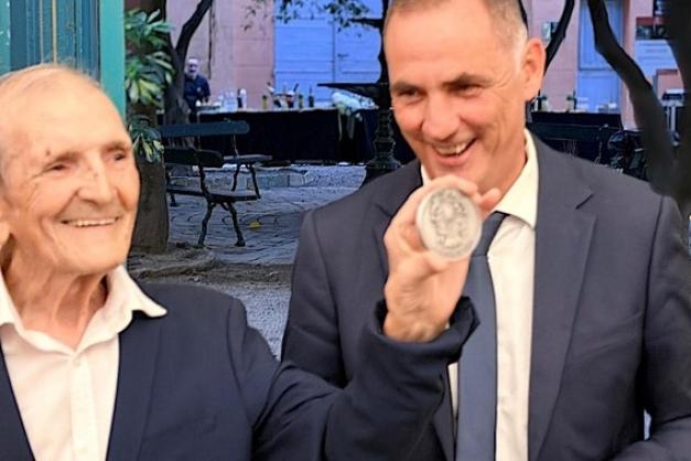 Hubert Tempête hà ricevutu a medaglia di Bastia