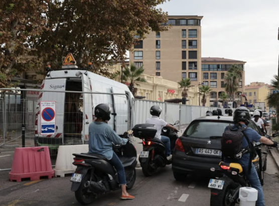 Circulazione mudificata piazza di u diamante
