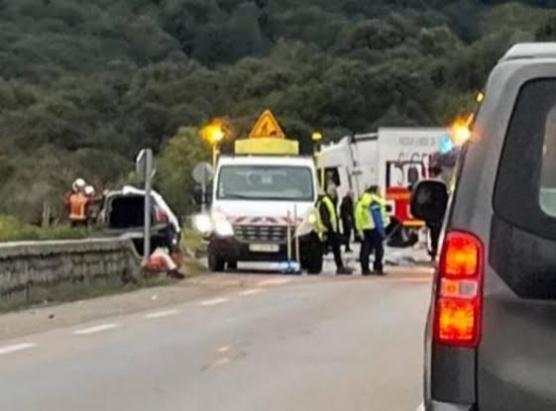 Accidente stradale in Volpaghjola