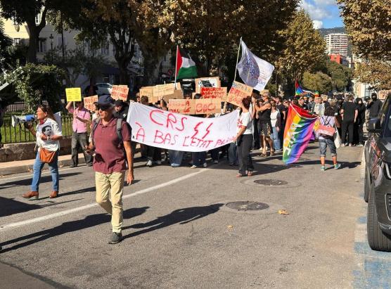 Manifestazione di u 17 d’ottobre in Bastia è Aiacciu
