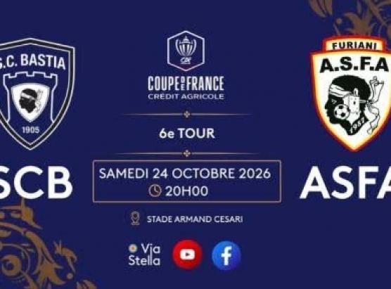 SCB-Furiani l’affissu di u sestu giru di a cuppa di Francia
