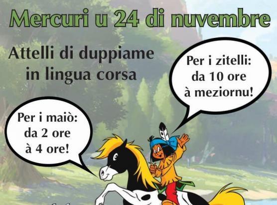 ADECEC è Fiura mossa: attelli di duppiame in lingua corsa mercuri u 24 di nuvembre